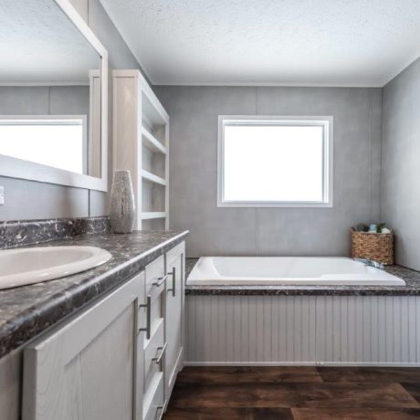 modern bathroom from Manufactured Home